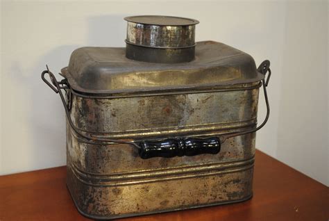 old miners lunch box